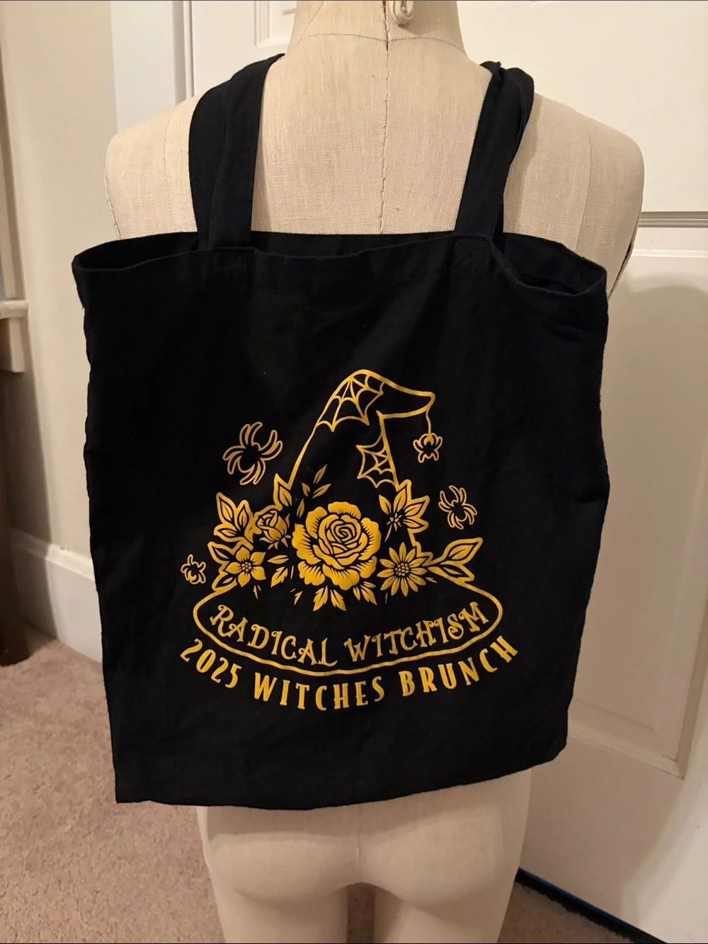 Radical Witchism 2025 Witches Brunch Black Tote Bag